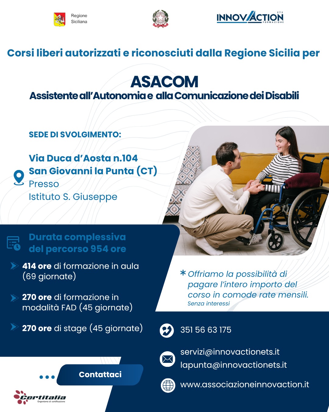 Locandina corso ASACOM 2026