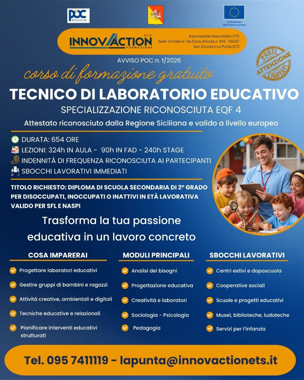 Manifesto Corso Tecnico di Laboratorio Educativo